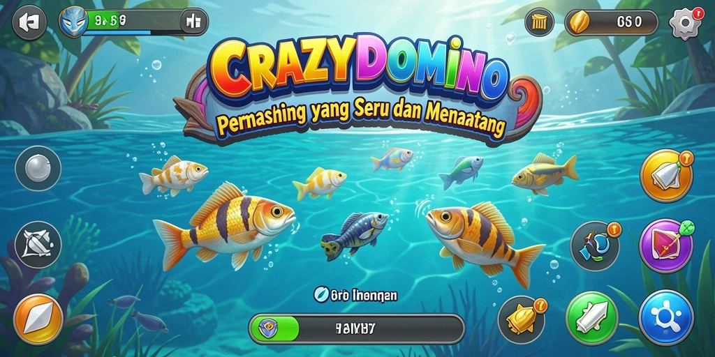 Tangkapan ikan yang mengasyikkan di pertandingan memancing CRAZYDOMINO.
