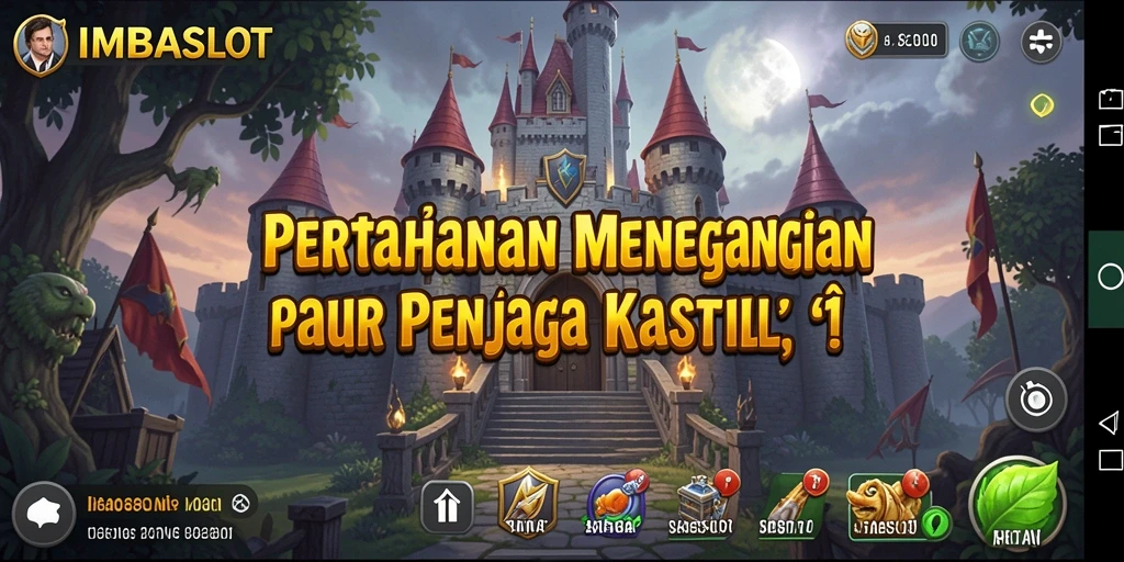 Tampilan seru gameplay IMBASLOT dalam pertahanan Tower Defense.