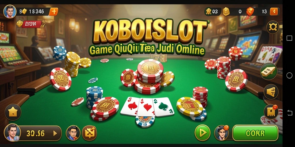 Tampilan gameplay QiuQiu yang seru di KOBOISLOT.