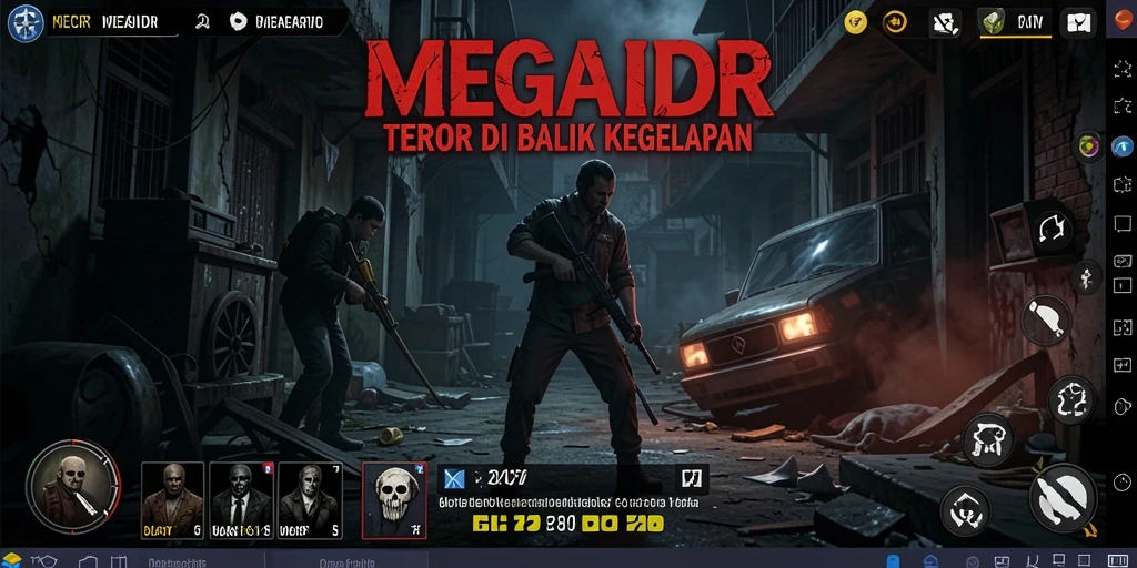 Tampilan menyeramkan dari karakter hantu dalam MEGAIDR.