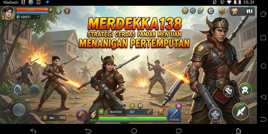 Tampilan gameplay menarik dari MERDEKA138 yang menantang.