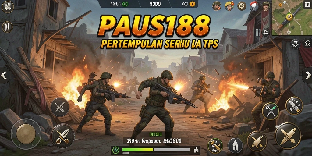 Tangkapan layar gameplay TPS yang menarik dan intens.
