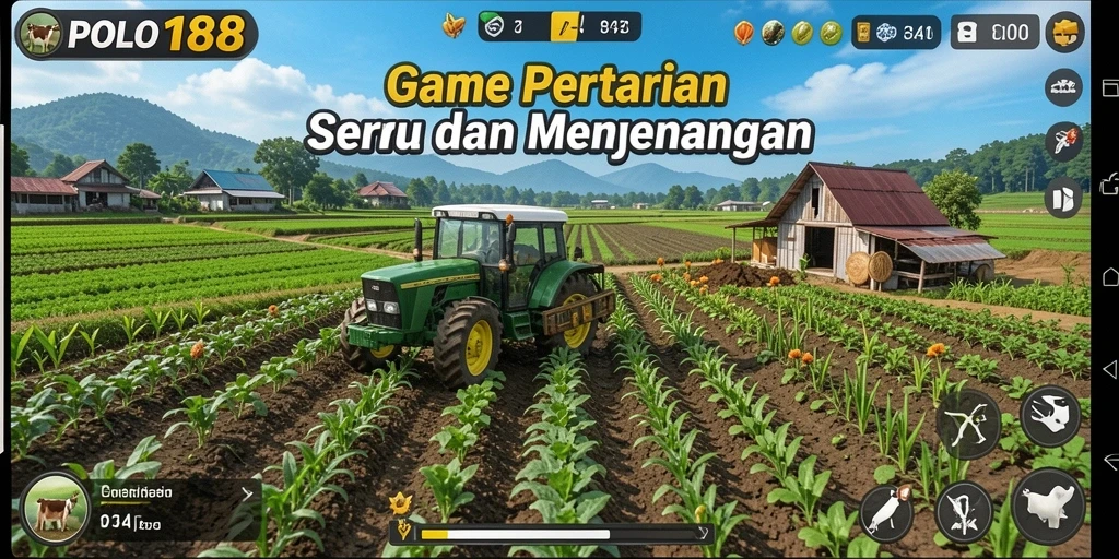 Tampilan gameplay POLO188 yang menarik saat bercocok tanam.
