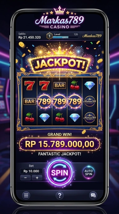 Tampilan antarmuka pengguna markas789 yang modern dan intuitif.